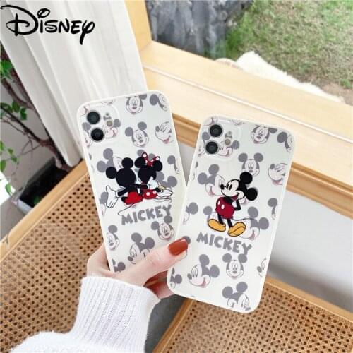 Disney Mickey Minnie for IPhone 7/8P/X/XR/XS/XSMAX/11/12Pro/12mini Cartoon Simple Personality Mobile Phone Case
