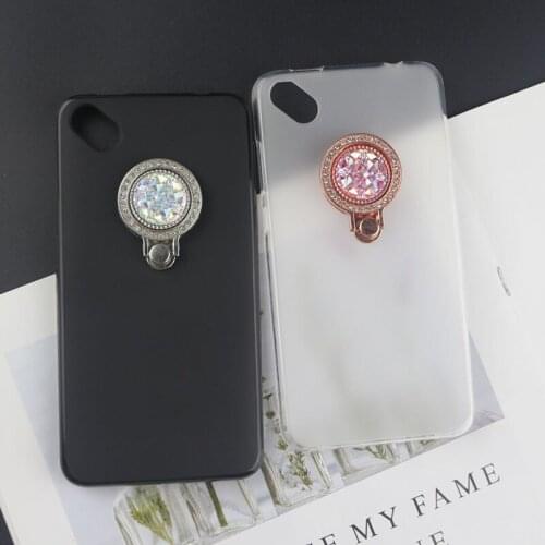 Diamond Stand Case for BQ 5020 5035 5044 5050 5057 5058 5059 5520 5504 5505 5515 5591 X2 U2 Active 1 Bee Pearl Holder Cover