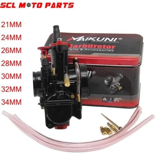 ALconstar-Motorcycle Carburetor Super Class Mikuni PWK 21 24 26 28 30 32 34mm Carburador Universal Fit All Motorbike ATV