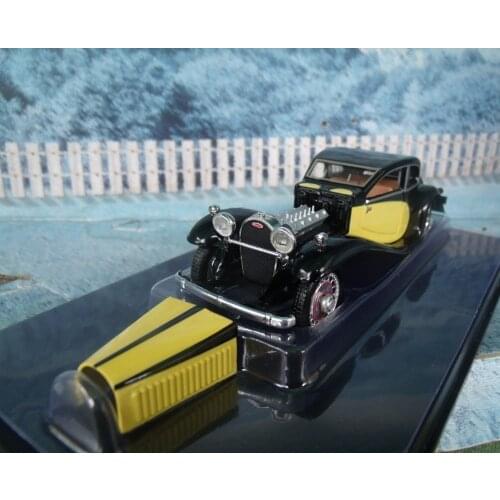 Rio 1:43 BUGATTI T50 Giallo Nero 1933 Collector Edition Metal Diecast Model Vintage Car Toy Gift