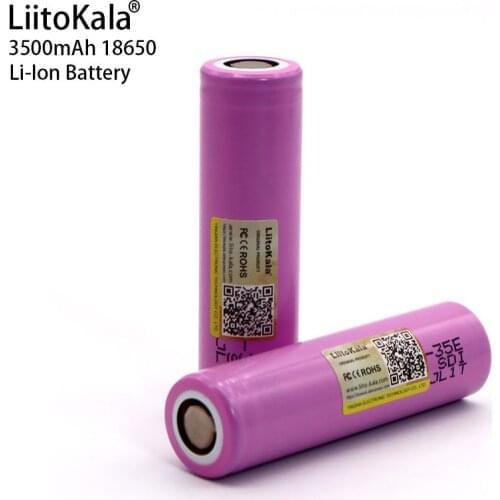 1-10PCS Liitokala 35E original power 18650 lithium battery 3500mAh 3.7v 25A high power INR18650 for electrical tools,etc