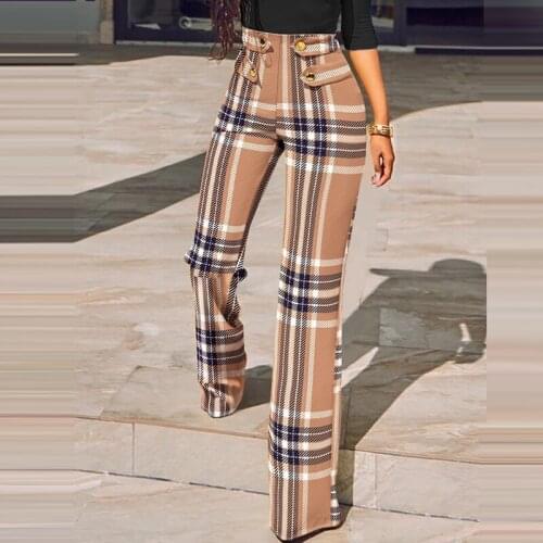 Женские брюки в клетку MAFIRRY China At AliExpress