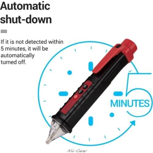 Multi-Function AC12V~1000V Non-contact Induction Test Pencil Electrical Tester Sound/Light Alarm Voltage Detector