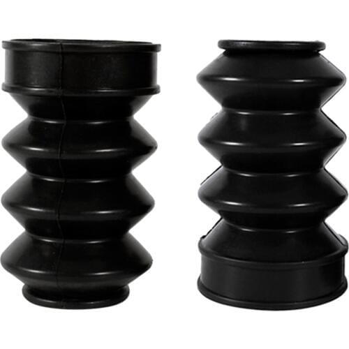 Motorcycle Fork Cover Gaiters Boots Rubber For Harley XL883 XL1200