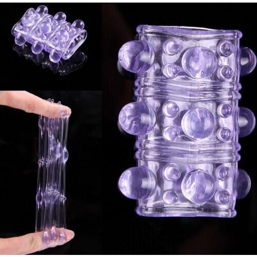 Soft Silicone Cock Penis Ring Sleeve Condom Adjustable Elastic Ring Party Erotic Toy Sex Products For Male Adult Game Supplies