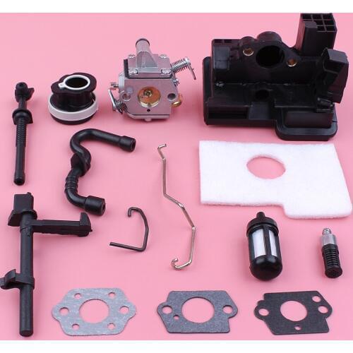 Carburetor Air Filter Housing Intake Manifold Kit For Stihl MS180 MS170 018 017 MS 180 170 Zama Carb Chainsaw Spare Part
