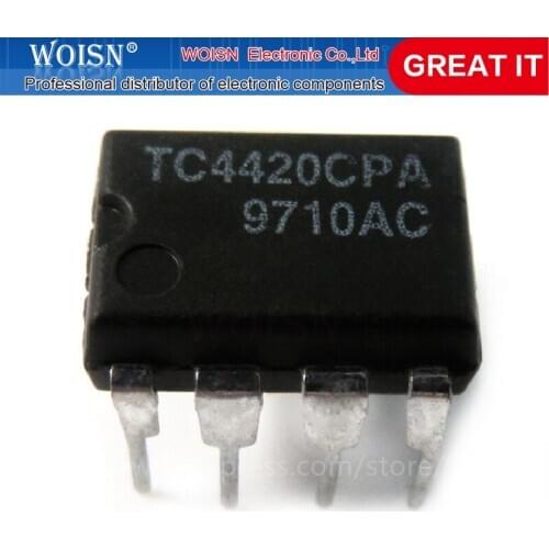 5PCS TC4420CPA TC4420 DIP-8 DIP new original In Stock