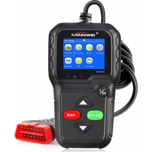 OBD2 Scanner OBD Car Diagnostic Auto Diagnostic-Tool KONNWEI KW680 Read Clear Fault Error Codes Russian OBD2 Automotive Scanner