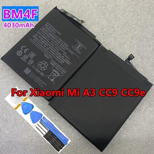 Original New BM4F 4030mAh Battery For Xiaomi Mi A3 CC9 CC9e / CC9 Mi9 Lite Batteries