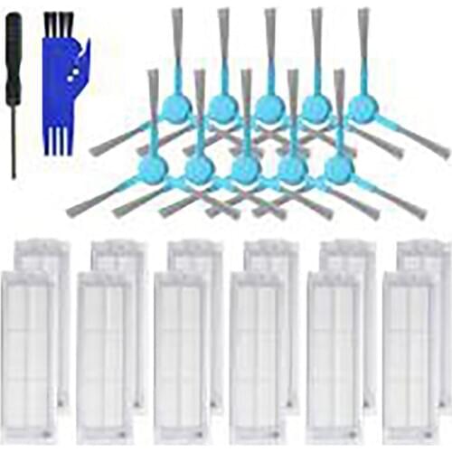 Main Roller Brush Side Brushes Filter Mop Cloth Comb Main Brush Cover for Conga 3490 Sweeping Robot Vacuum Cleaner Accessories