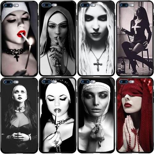 Phone Case for Samsung A5 A6 A7 A8 A10 A20 A30 A40 A50 A60 A70 A80 A90 J3 J4 J5 J6 J8 Plus Sister Nun