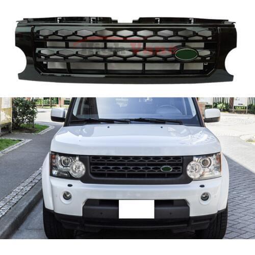 Fit For Land Rover LR4/Discovery 4 2010 2011 2012 2013 ABS High quality Black Front Upper Grille Grill 1pcs