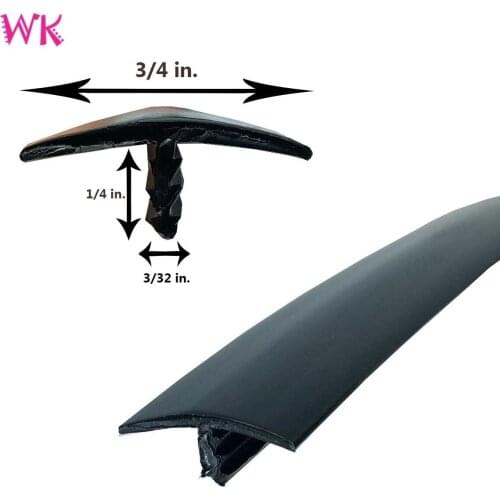 20ft 6m Length 5/8" 18mm Width Plastic T-Molding T Moulding for Arcade MAME Game Machine Cabinet Black Red Green Chrome