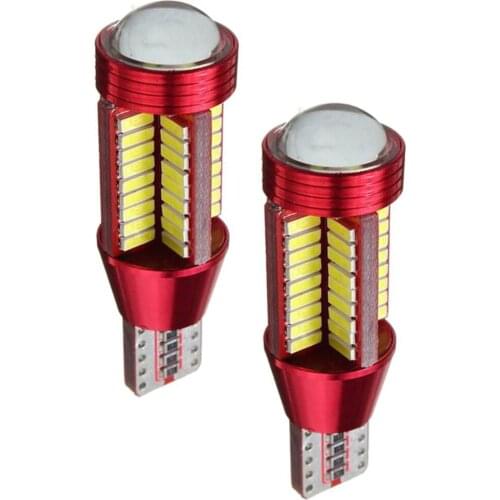 T10 194 LED Wedge 78-SMD White 5050 Light Bulbs W5W 2825 158 192 168 Pack of 2