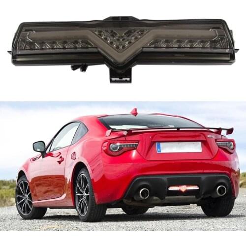 For Toyota 86 / Subaru BRZ / Scion FR-S Smoke Rear Bumper Tail Light Brake Lamp