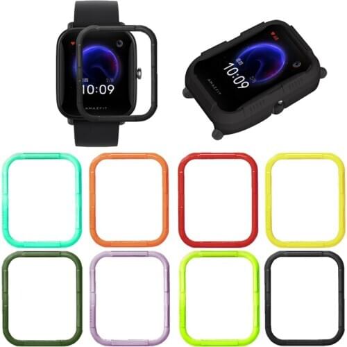 For Amazfit Bip U Case Cover Watch Protector for Xiaomi Huami Amazfit Bip Bumper Hard Plastic Protective Frame Shell Accessories