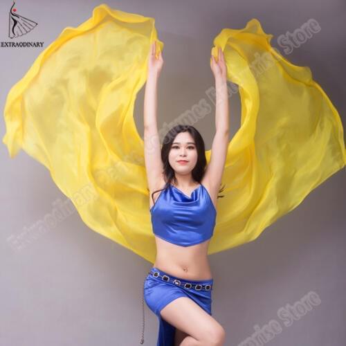 Veil Shawls Women Belly Dance Silk Veils Light Texture Stage Performance Hand Thrown Scarf Costumes Accessories 250cm 270cm