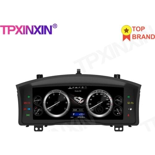 12.3inch For Lexus LX570 2007-2015 Android 9.0 Tesla Screen Digital Meter Screen Car GPS Navigation Head Unit Multimedia Player