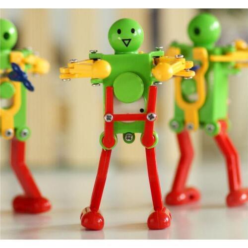 2018 So Coll !!! 1pcs Clockwork Spring Wind Up Dancing Robot Toy Children Kids Gift hot sale