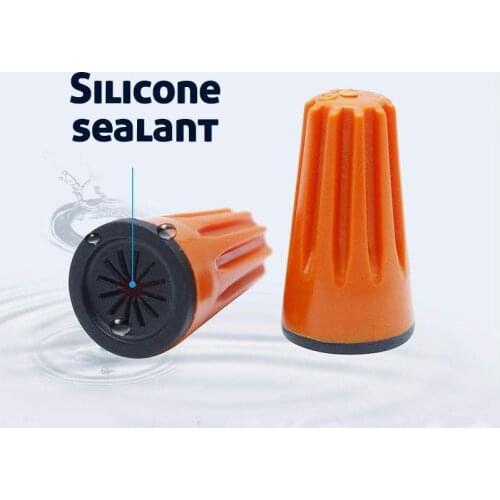 Waterproof Wire Nuts 50pcs Wire Connectors Easy Twist On Application Electric Cable Wire Nuts
