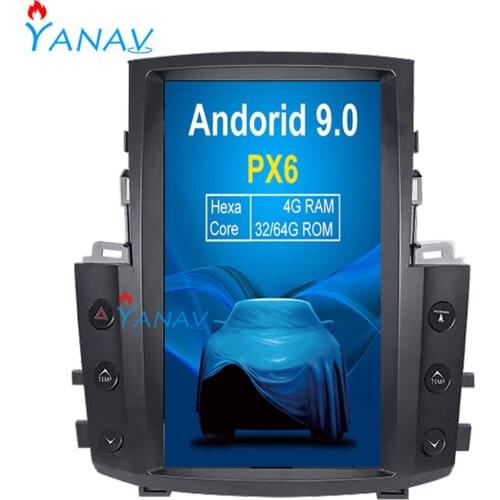 13.6" big Vertical Screen 6 Core Android Car GPS Navigation for-Lexus LX570 2007-2015 Auto Radio Multimedia Player Autoradio