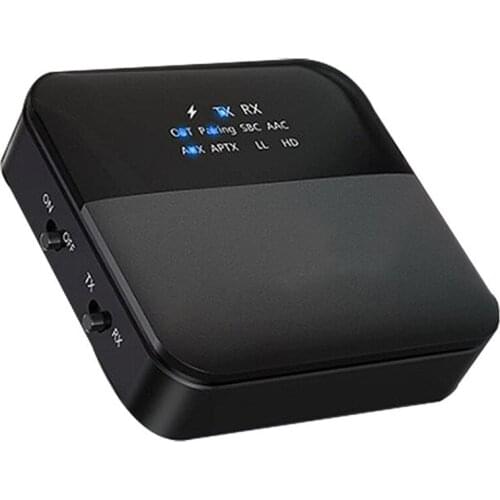 Bluetooth 5.0 Audio-Transmitter Receiver CSR8675 Wireless aptx Audio-Auto on Adapter for tv car aptX -HD LL Low Latency