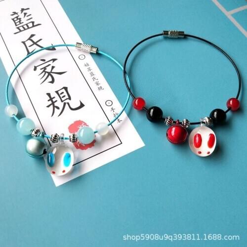 Mo Dao Zu Shi Bangles Women Bracelet Charms Lan Wang Ji Bracelets Fashion Round Pendant Couples Jewelry Wei Wu Xian Bransoletka