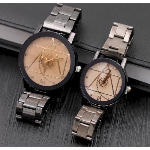 Hot Top Luxury Splendid Original Wristwatch Men Women Lovers Watch Casual Fashion steel watches Valentines Unisex Relojes Saat