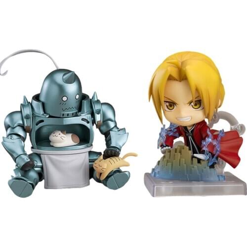 Anime Figures Fullmetal Alchemist Edward Elric 788 Alchemist Alphonse 796 Cute PVC Toys Action Figurine Model Kids Doll Juguetes
