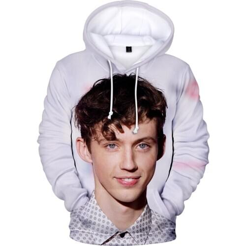 Sidno Hot Australia Singer Troye Sivan 3D Hoodies Men/women Autumn Fashion Sweatshirts Popular Troye Sivan Hip Hop Hoodie