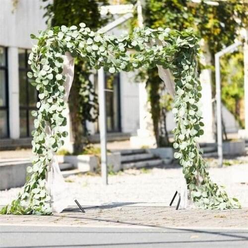2m Artificial Eucalyptus Leaves Hanging Vine Fake Greenery Garland Wedding Party Decoration Home Table Decor