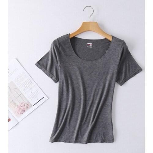 Classic Womens Summer Fashion Short Sleeve Breathable T-shirt