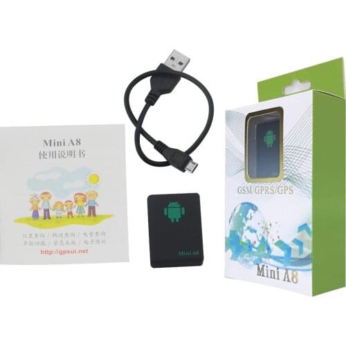 MINI A8 GSM GPRS SMS tracker mini a8 with free app and platform remote control classical tracker MINIA8 with original retail box