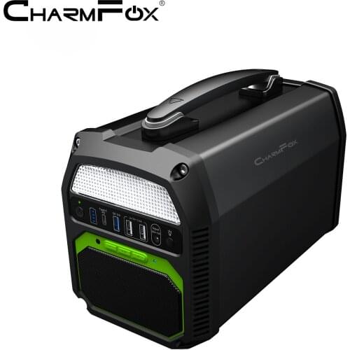 CHARMFOX 500W portable power station 124800mah lithium battery and solar mobile power portable generator battery station