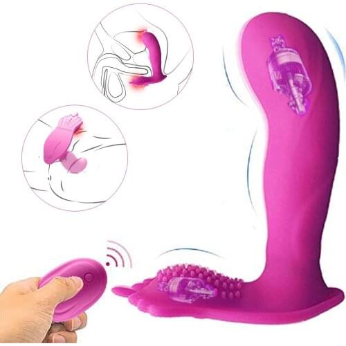 Wearable Panty G Spot Vibrators Remote Control Invisible Quite Vibrating Silicone Dildo Clitoral Stimulator Sex Toys For Women