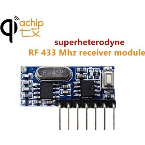 433mhz RF Receiver Learning Code Decoder Module 433 mhz Wireless 4 Channel output Diy kit For Remote Control 1527 encoding