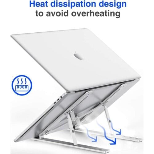 6-level Adjustable Foldable Notebook Laptop Stand Base Holder Non-slip Desktop Notebook Holder Laptop Stand