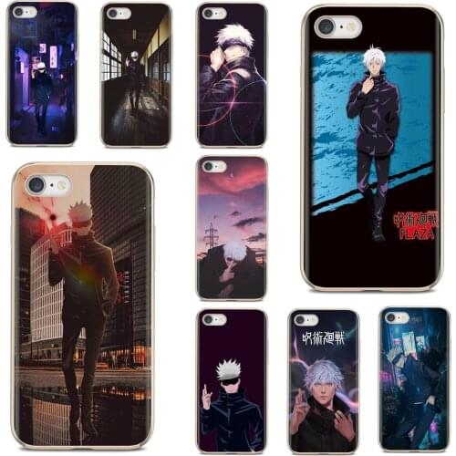 Jujutsu Kaisen Satoru Gojo Silicone Phone Covers For Motorola Moto G5 G5S G6 Z Z2 Z3 C G G2 G3 X4 E4 E5 Play Plus