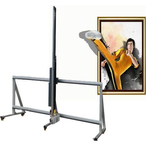Outside/Inside vertical 3d wall mural inkjet printer with one year warranty