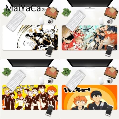 MaiYaCa Anime Haikyuu Comfort Mouse Mat Gaming Mousepad Gaming Mouse Pad Large Deak Mat 700x300mm for overwatch/cs go
