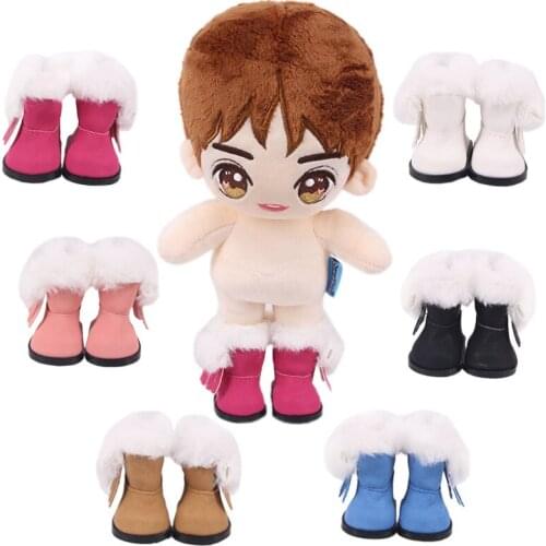 Doll Shoes Woolen Boots For 14 Inch/36 cm Doll Cute Beautiful Keep Warm Make A Gift For Your Generations