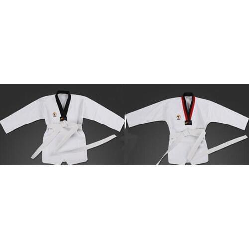 HIGH QUALITY Kids&Adult full pure Cotton taekwondo clothesTae kwon do suits TKD uniforms clothes