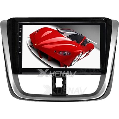 10 inch Car Radio Frame Dashboard face plate Car Audio Frame panel dash Installation Mount For Toyota Vios Yaris 2017