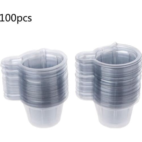 20/100Pcs 40ML Plastic Disposable Cups Dispenser For DIY Epoxy Resin Jewelry Making