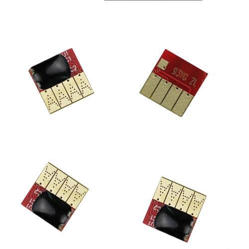 4pcs permanent cartridge chip for hp970 show ink level chip For HP Officejet Pro X451dn/X551dw/X476dn/X576dw Printer
