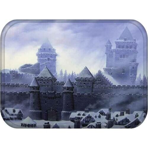 40x60cm Cute Diy Print Floor Mat Bathroom Ground Mat Slip Door Bath Pad Rug Living Room Kitchen Carpet Home Decor Building