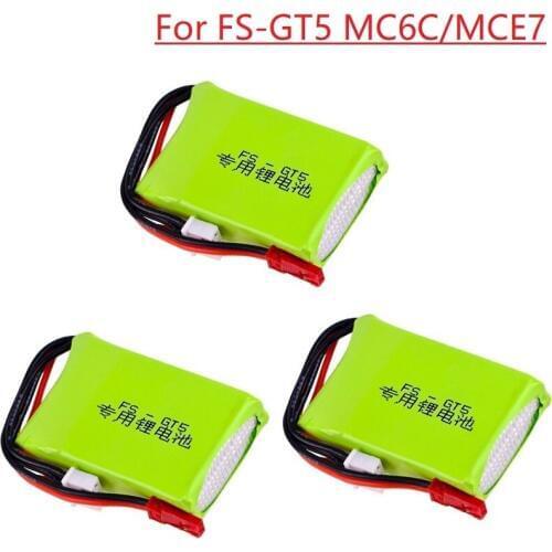 1/2/3Pcs 7.4v 1500mah Lipo Battery Fits for Flysky FS-GT5 2.4G 6CH Transmitter for RC Car Boat Remote Control 2S 7.4v RC battery