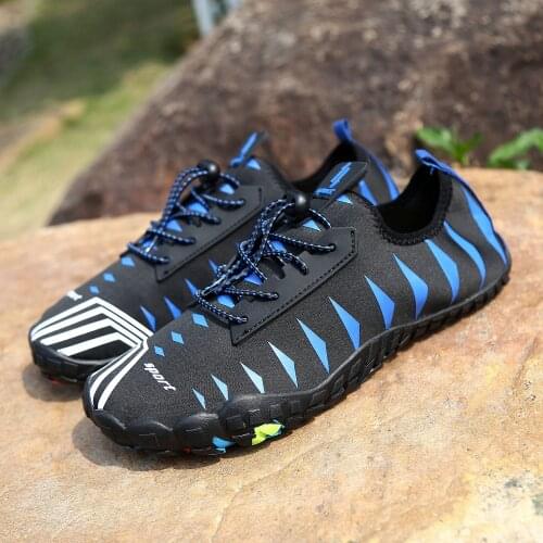 Aqua sports men women beach barefoot shoes soft bottom non-slip slippers fishing swimming shoes upstream trekking shoes #35-46