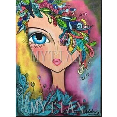 2019 new arrived 5D DIY Diamond Embroidery Cartoon Girl Home Decoration Diamond Painting Full square/round Cross Stitch Gift