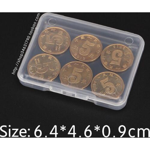 Free shipping Small Parts box collapsible rectangle Plastic Boxes for jewelry Transparent Plastic box